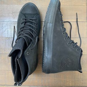 Converse All Star Chuck Taylor with Lunarlon Black suede